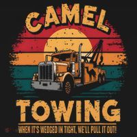 Camel Towing Cool Humor Adult Humor Camel Towing Kids Sweatshirt thumb 2