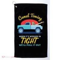 Camel Towing Golf Towel thumb 0
