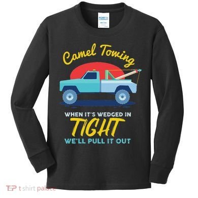 Camel Towing Kids Long Sleeve Shirt