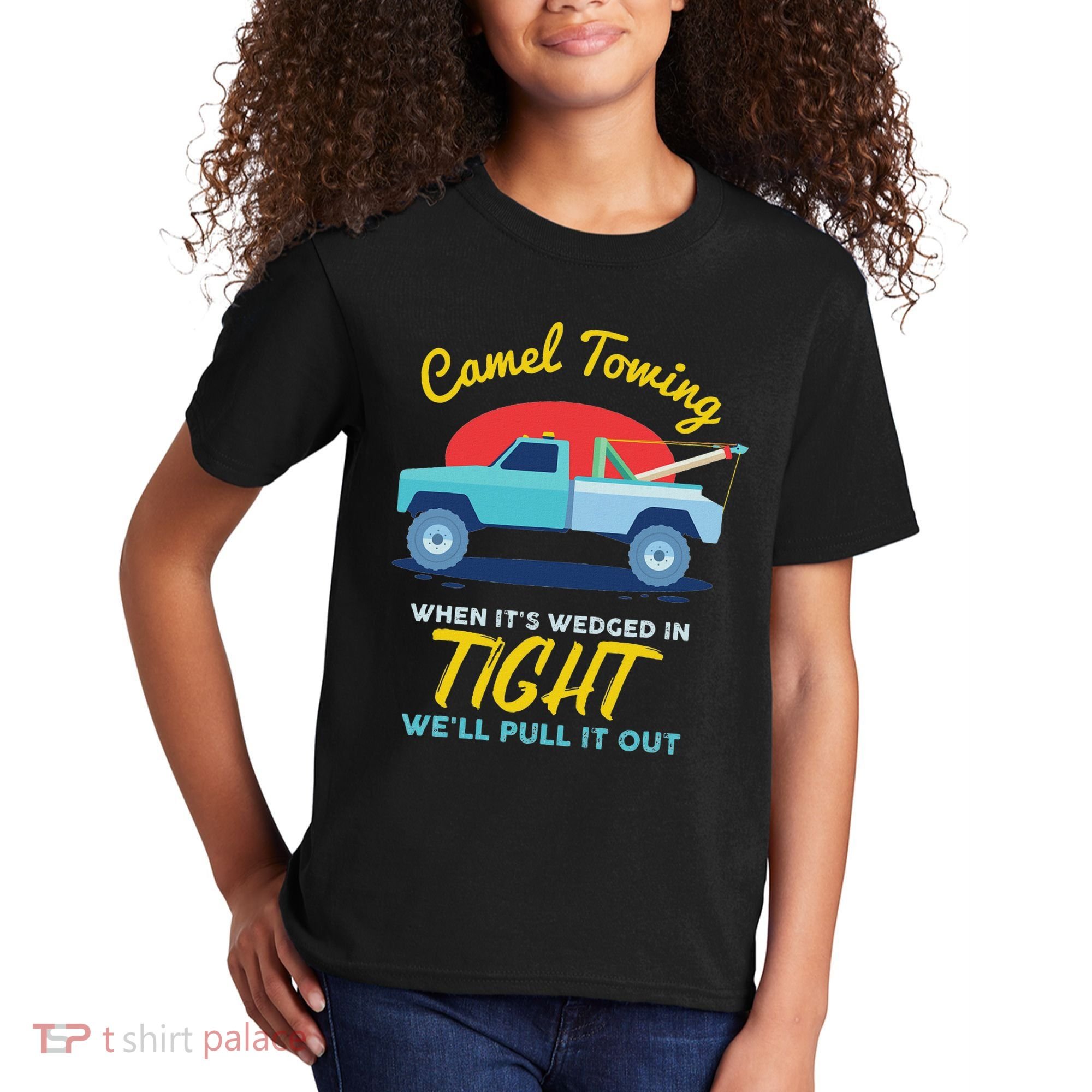 Camel Towing Kids T-Shirt