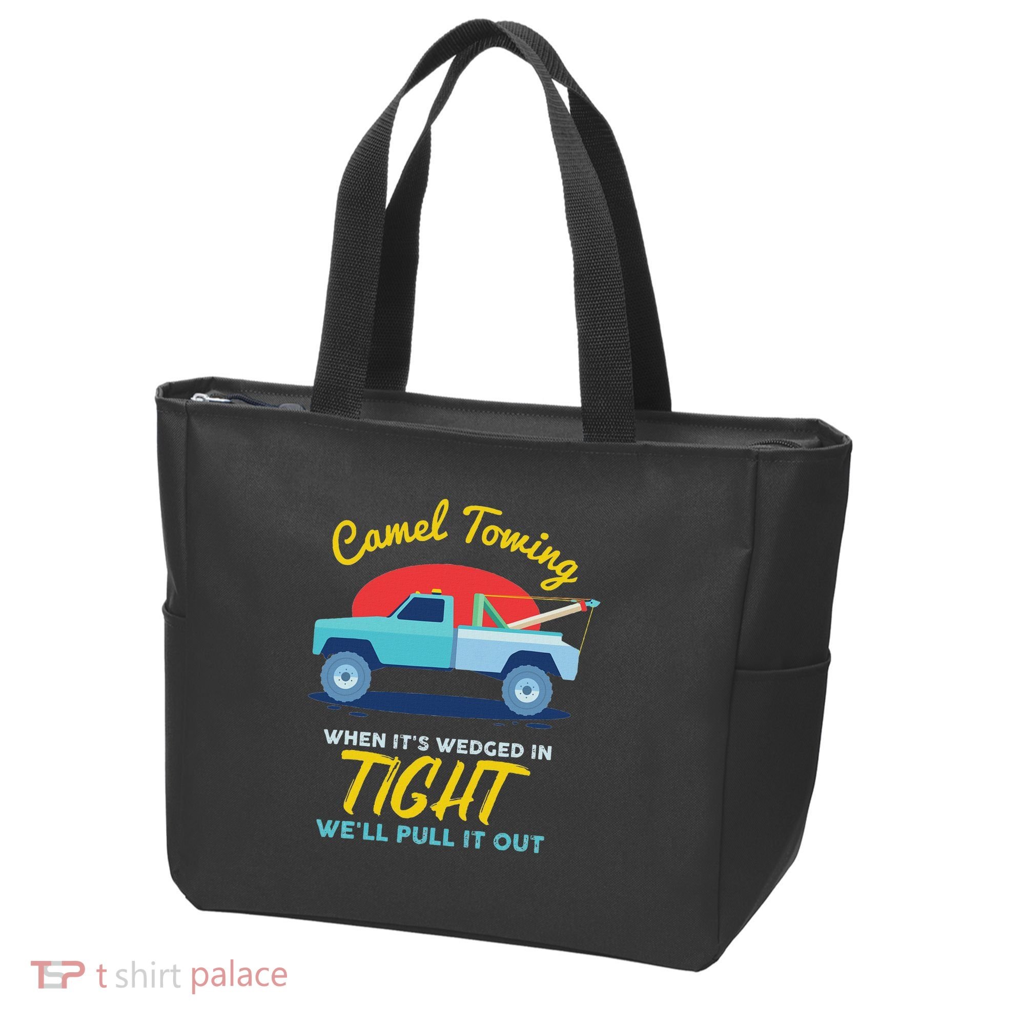 Camel Towing Tote Bag