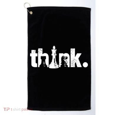 Chess Think Golf Towel