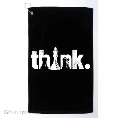 Chess Think Golf Towel
