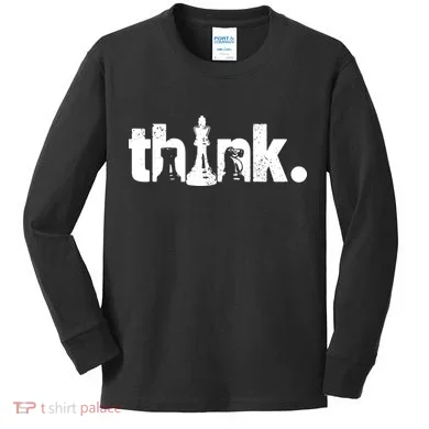 Chess Think Kids Long Sleeve Shirt