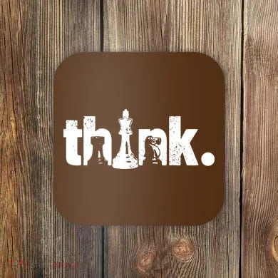 Chess Think Coaster