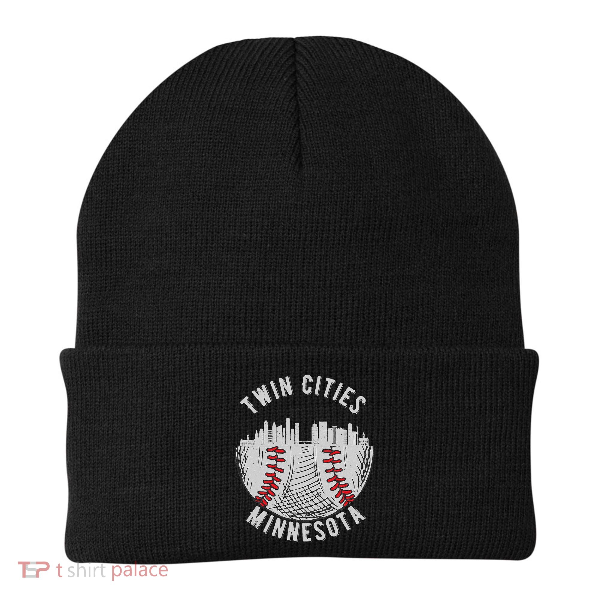 Cool Twin Cities Minnesota MN Baseball Skyline St. PaulMPLS Beanie