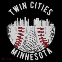Cool Twin Cities Minnesota MN Baseball Skyline St. PaulMPLS Women's Hoodie thumb 2