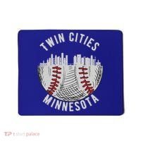 Cool Twin Cities Minnesota MN Baseball Skyline St. PaulMPLS Mousepad thumb 0