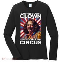 Changing The Clown WonT Change The Circus Kamala Clown Women's Long Sleeve Shirt thumb 0