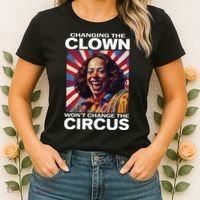Changing The Clown WonT Change The Circus Kamala Clown Women's T-Shirt thumb 2