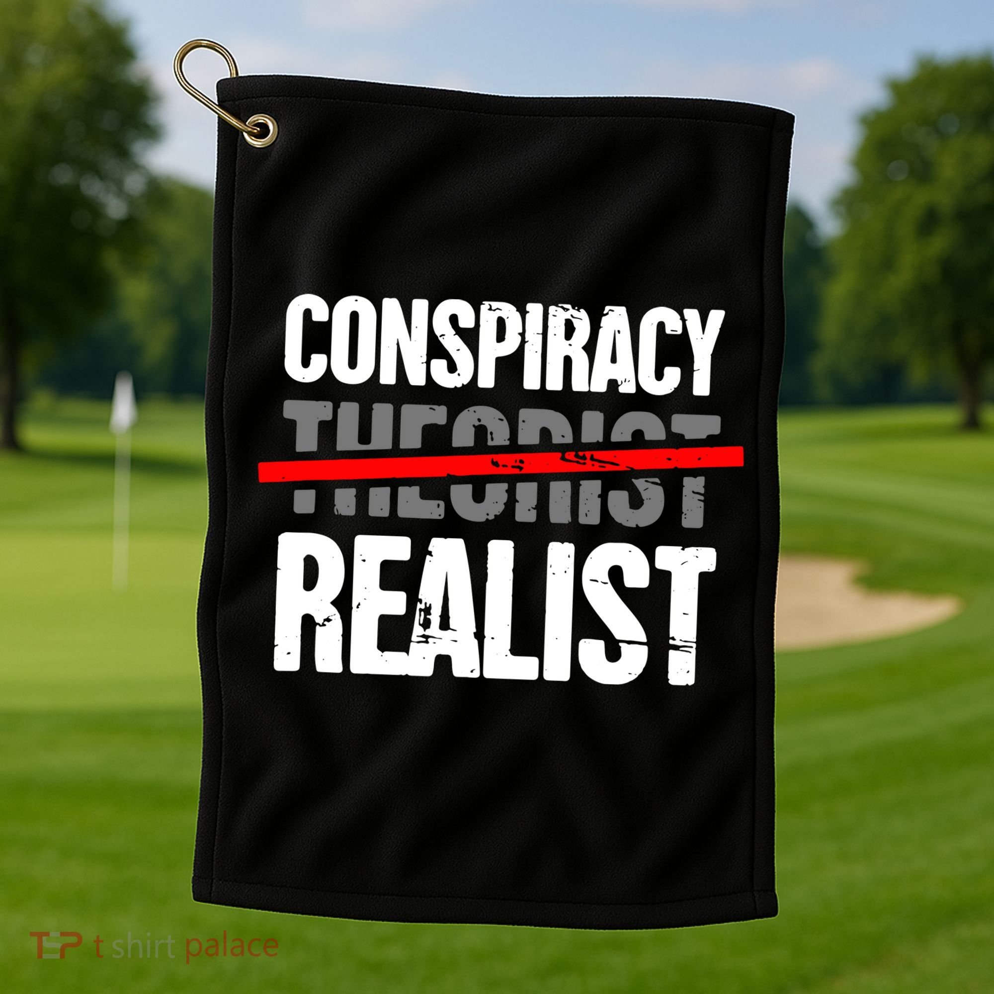 Conspiracy Theory Golf Towel