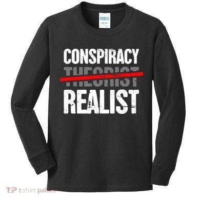 Conspiracy Theory Kids Long Sleeve Shirt