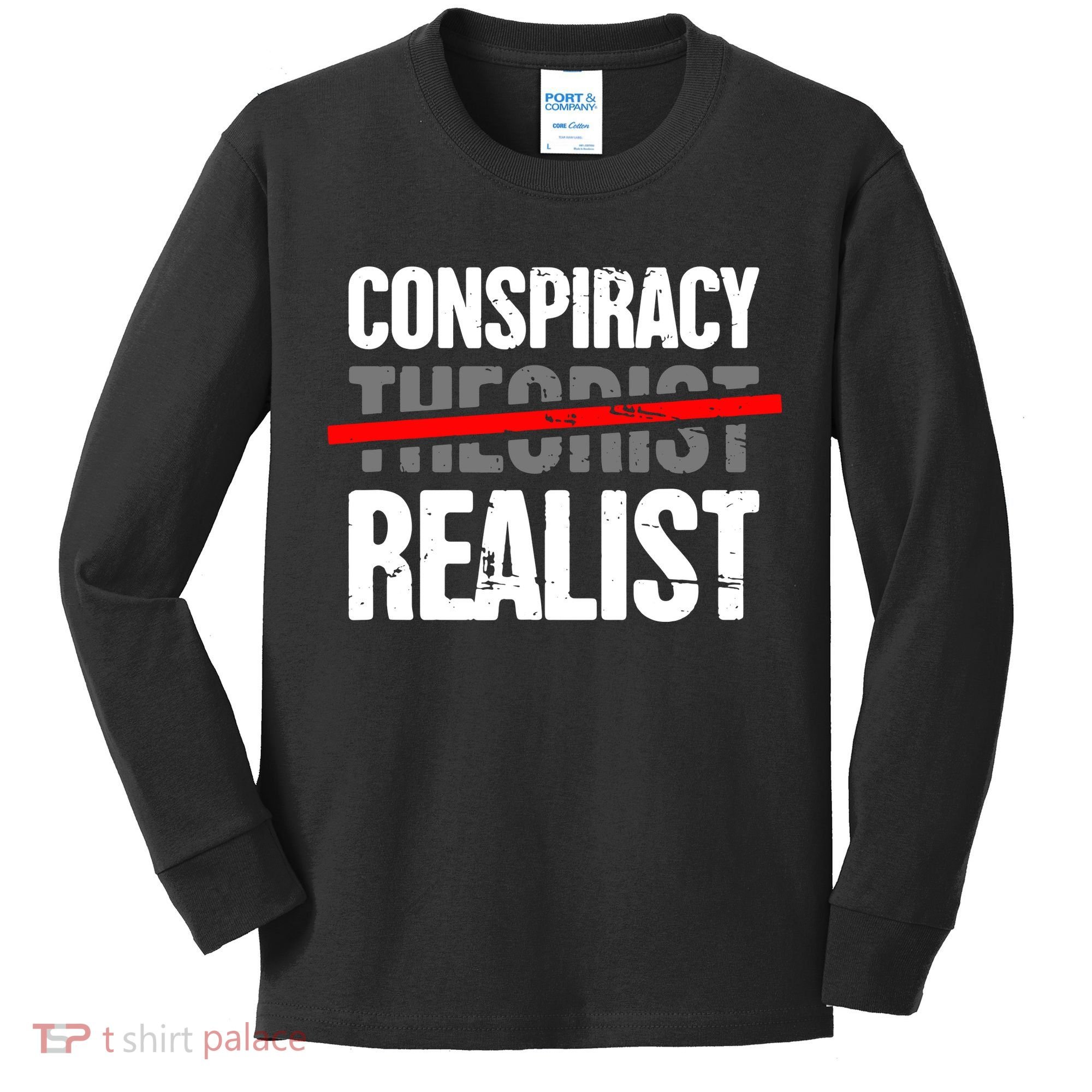 Conspiracy Theory Kids Long Sleeve Shirt