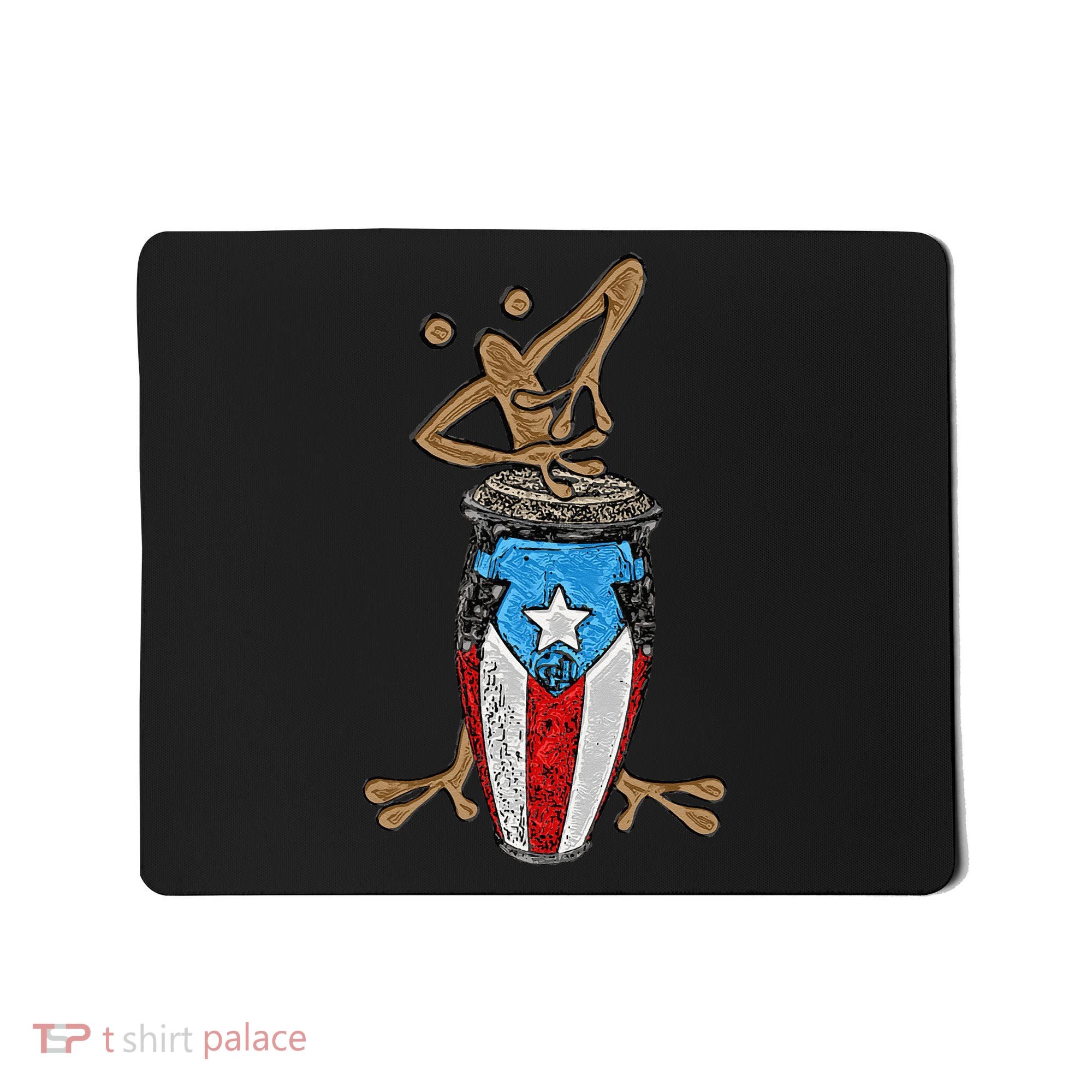 Coqui Taino Conga Boricua Puerto Rican Flag Gift Mousepad