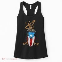 Coqui Taino Conga Boricua Puerto Rican Flag Gift Women's Tank Top thumb 0