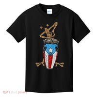 Coqui Taino Conga Boricua Puerto Rican Flag Gift Kids T-Shirt thumb 0