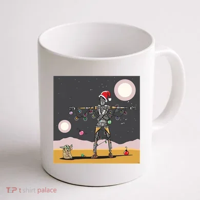 Christmas Tree Coffee Mug back