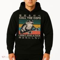 Call The Cops I Don’T Give A Fck Skateboarding Toad Japanese Hoodie thumb 2