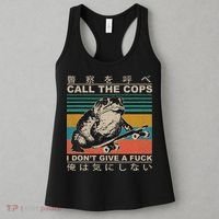 Call The Cops I Don’T Give A Fck Skateboarding Toad Japanese Women's Tank Top thumb 3