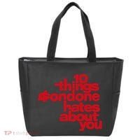 Condoneit Things Condone Hates About You Tote Bag thumb 0