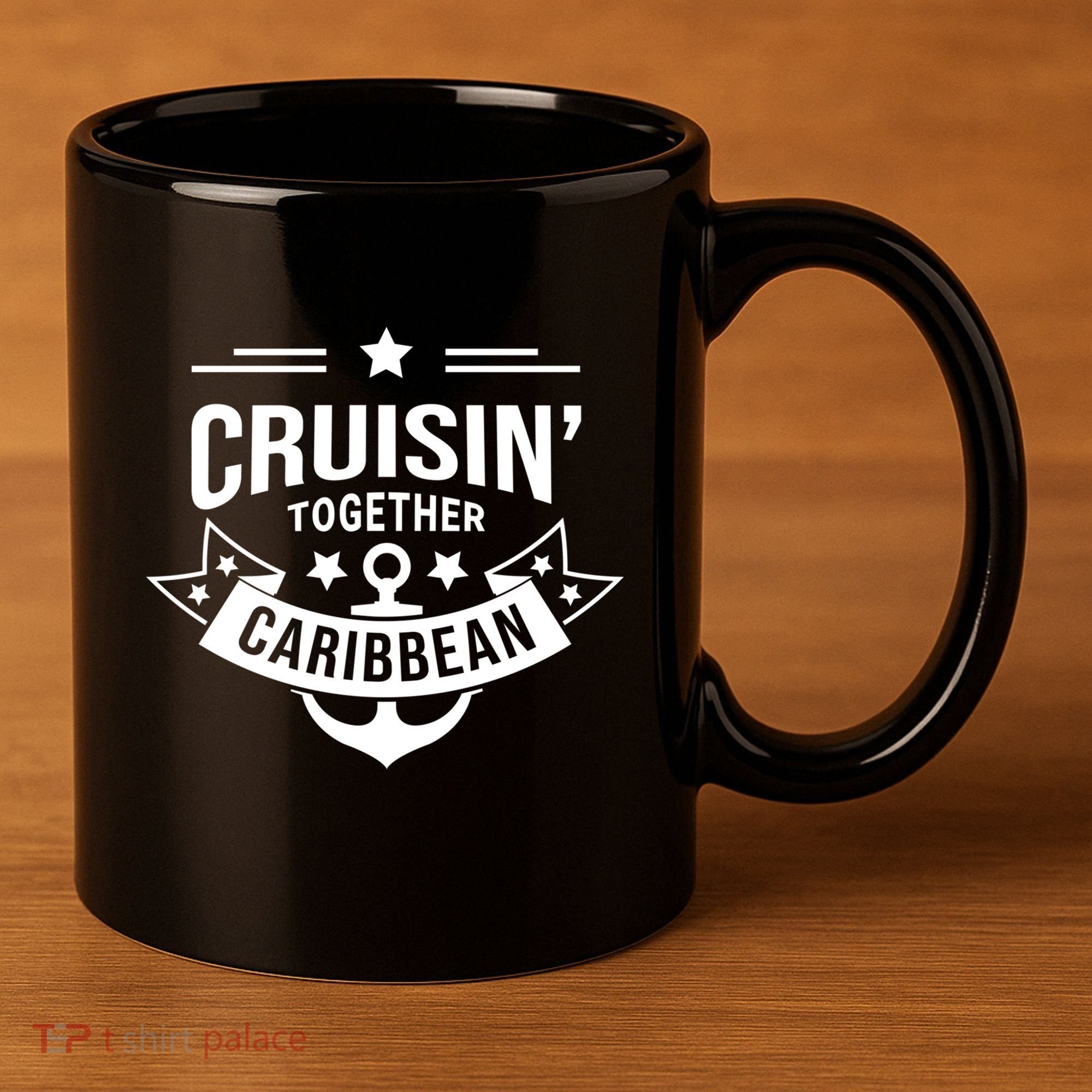 Cruisin Together Caribbean Cute Gift 11oz C Handle Ceramic Mug