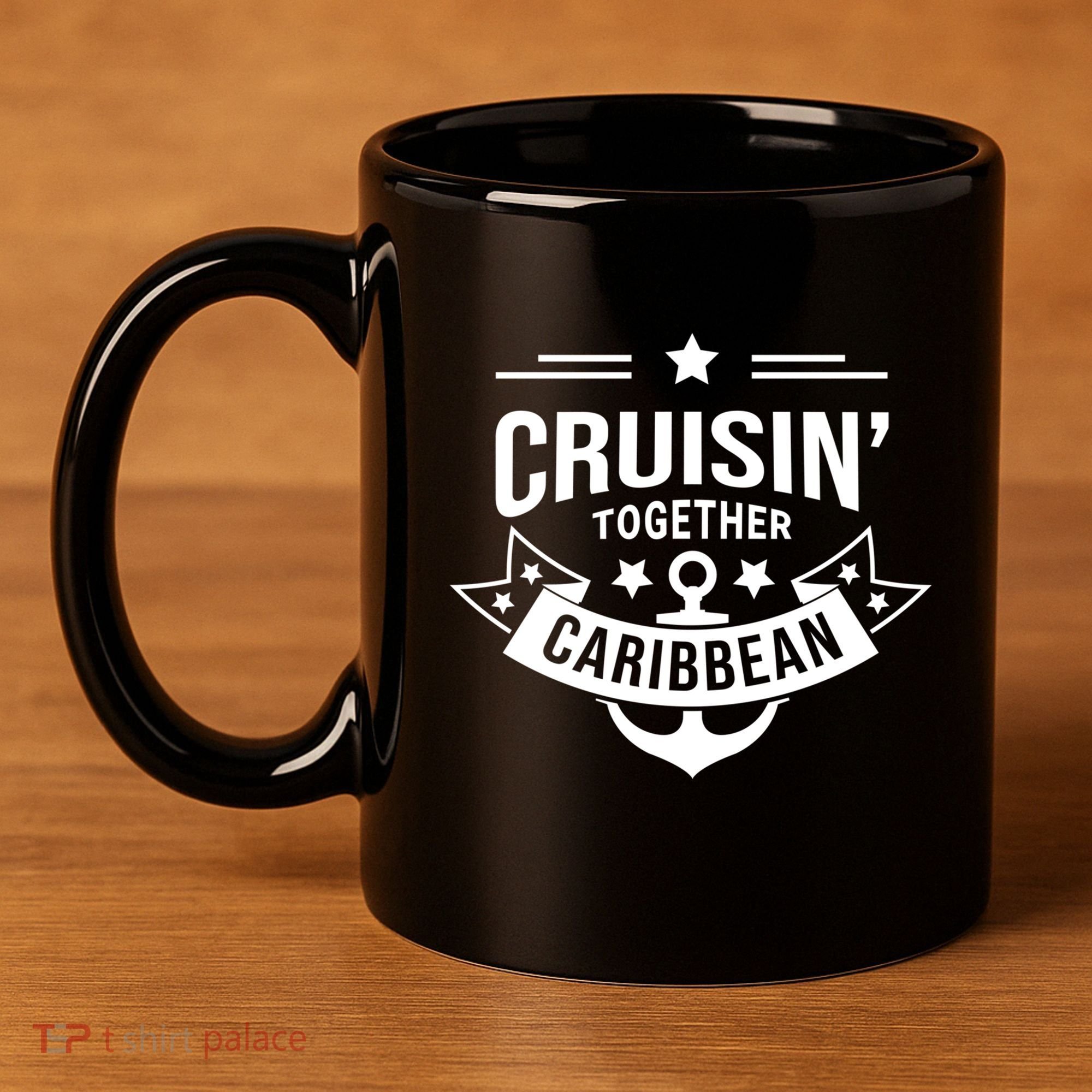 Cruisin Together Caribbean Cute Gift 11oz C Handle Ceramic Mug