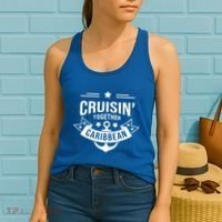 Cruisin Together Caribbean Cute Gift Women's Tank Top thumb 2