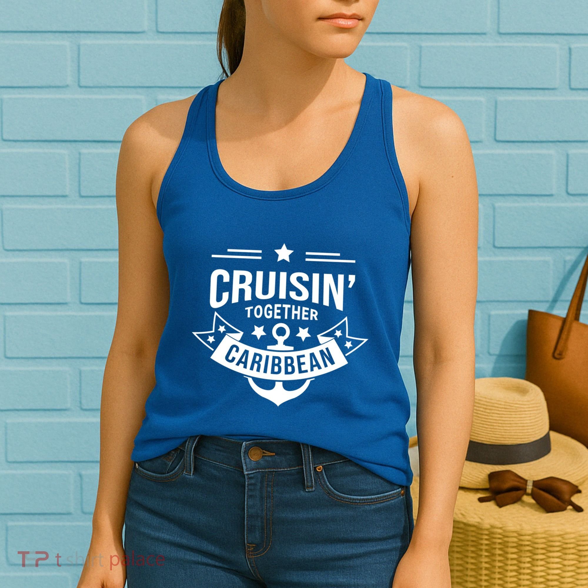 Cruisin Together Caribbean Cute Gift Women's Tank Top