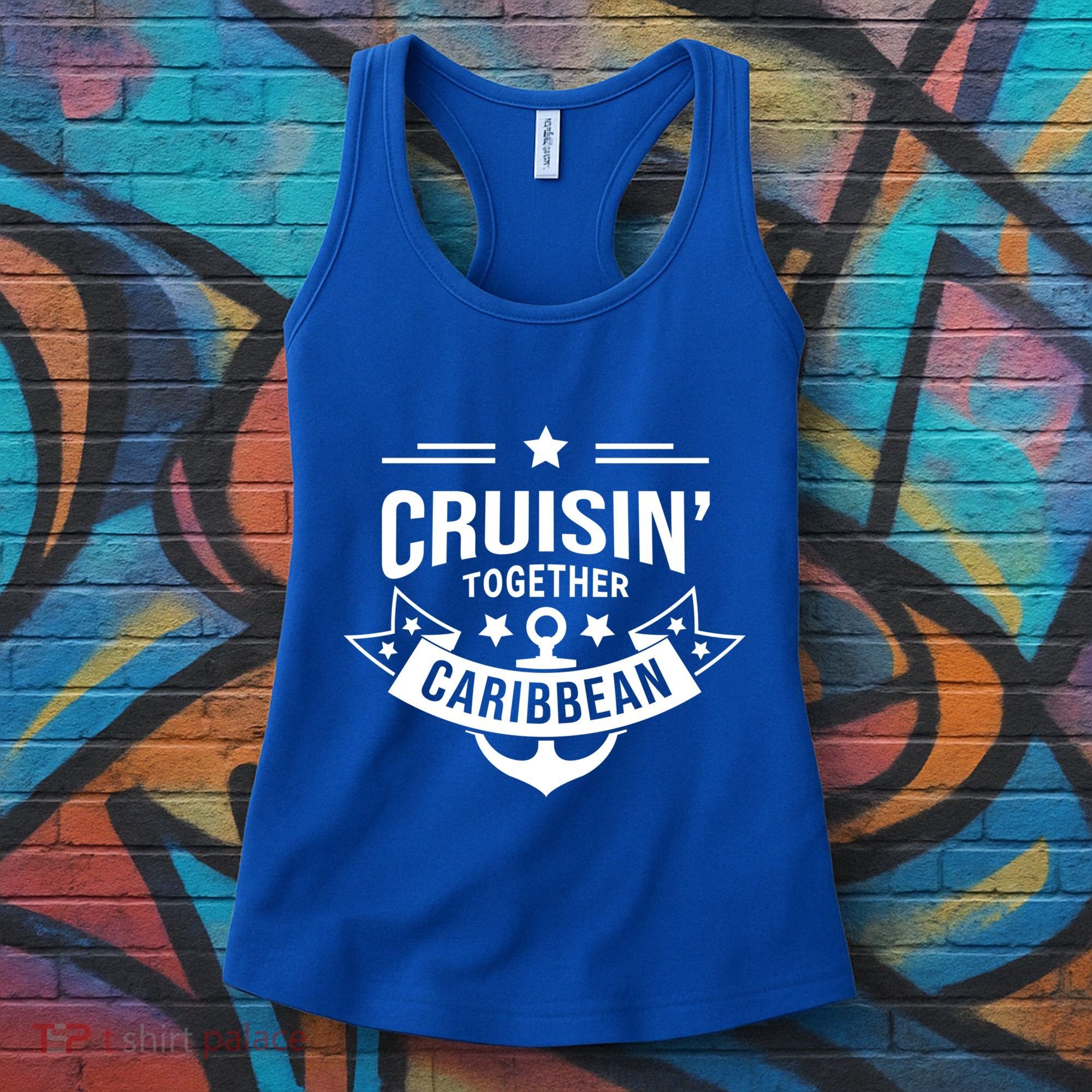 Cruisin Together Caribbean Cute Gift Women's Tank Top