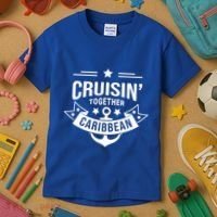 Cruisin Together Caribbean Cute Gift Kids T-Shirt thumb 3