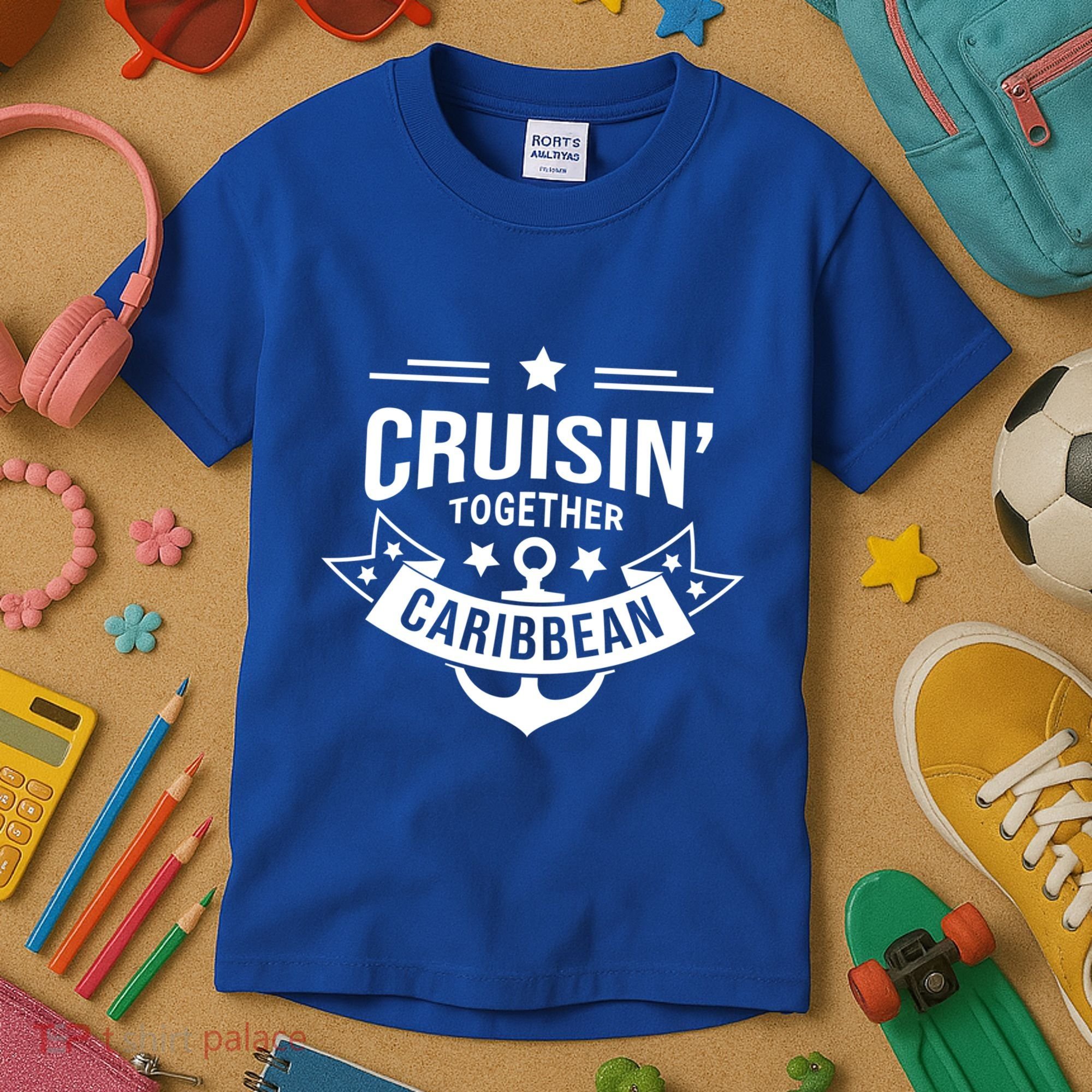 Cruisin Together Caribbean Cute Gift Kids T-Shirt