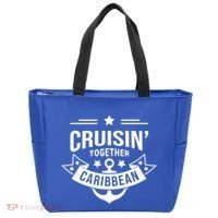 Cruisin Together Caribbean Cute Gift Tote Bag thumb 0