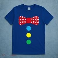 Clown Tie Costume Circus Rainbow Halloween Carnival T-Shirt thumb 5