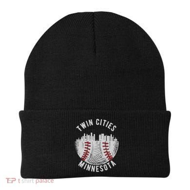 Cool Twin Cities Minnesota MN Baseball Skyline St. Paul MPLS Beanie