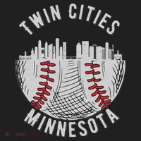 Cool Twin Cities Minnesota MN Baseball Skyline St. Paul MPLS Beanie thumb 2
