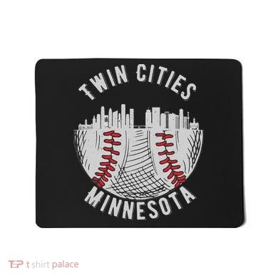 Cool Twin Cities Minnesota MN Baseball Skyline St. Paul MPLS Mousepad