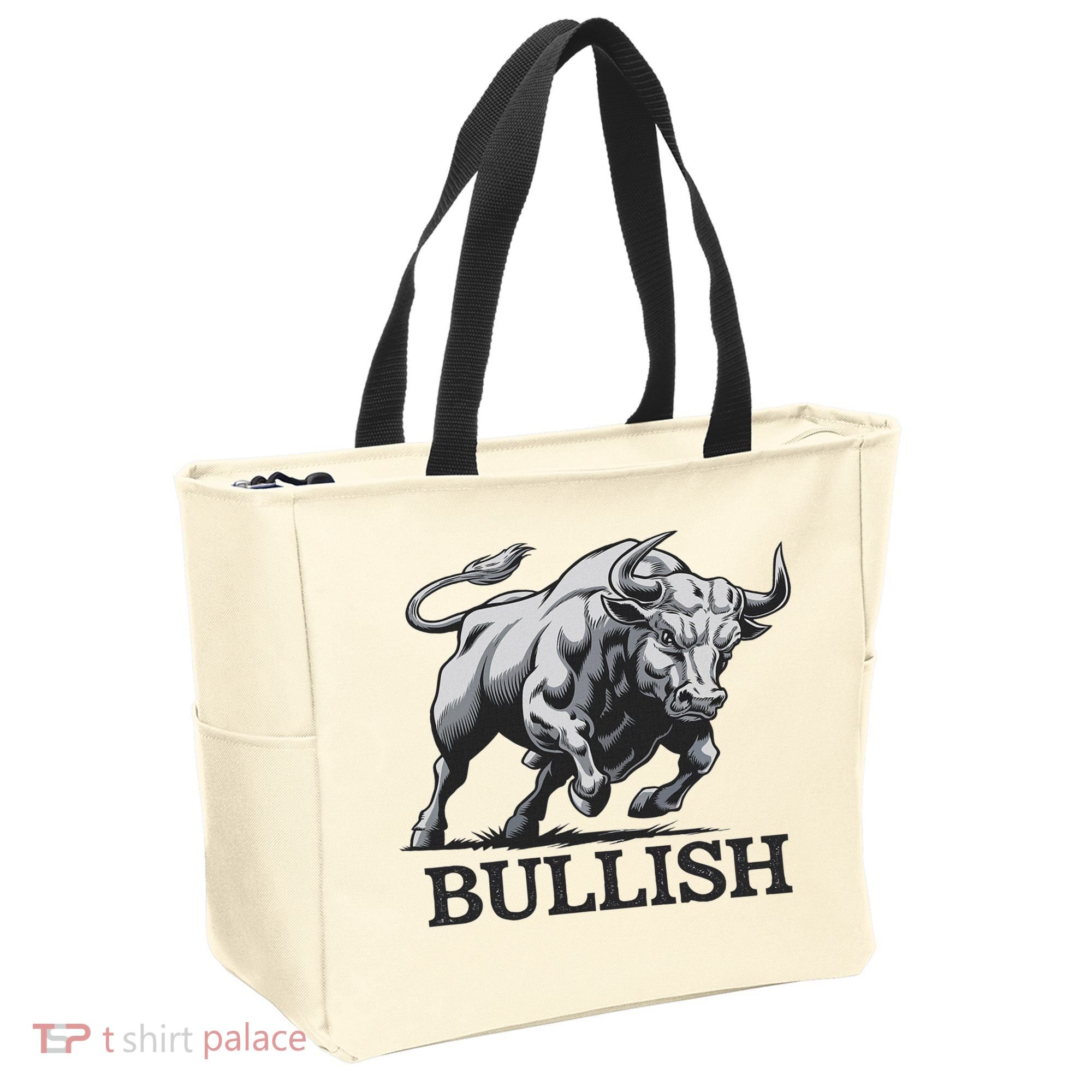 Crypto Trader Cryptocurrency Investor Day Trading Bullish Tote Bag