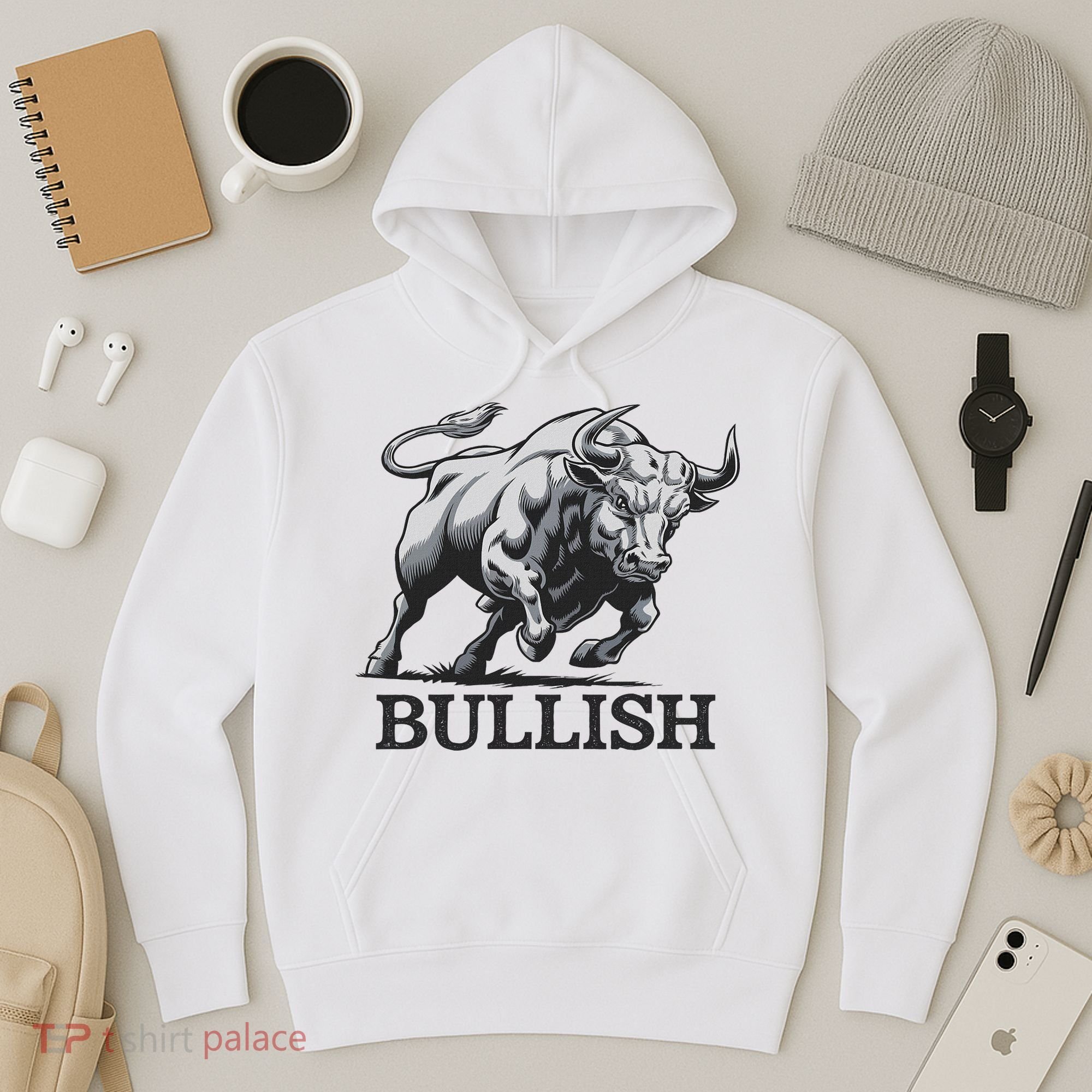 Crypto Trader Cryptocurrency Investor Day Trading Bullish Hoodie