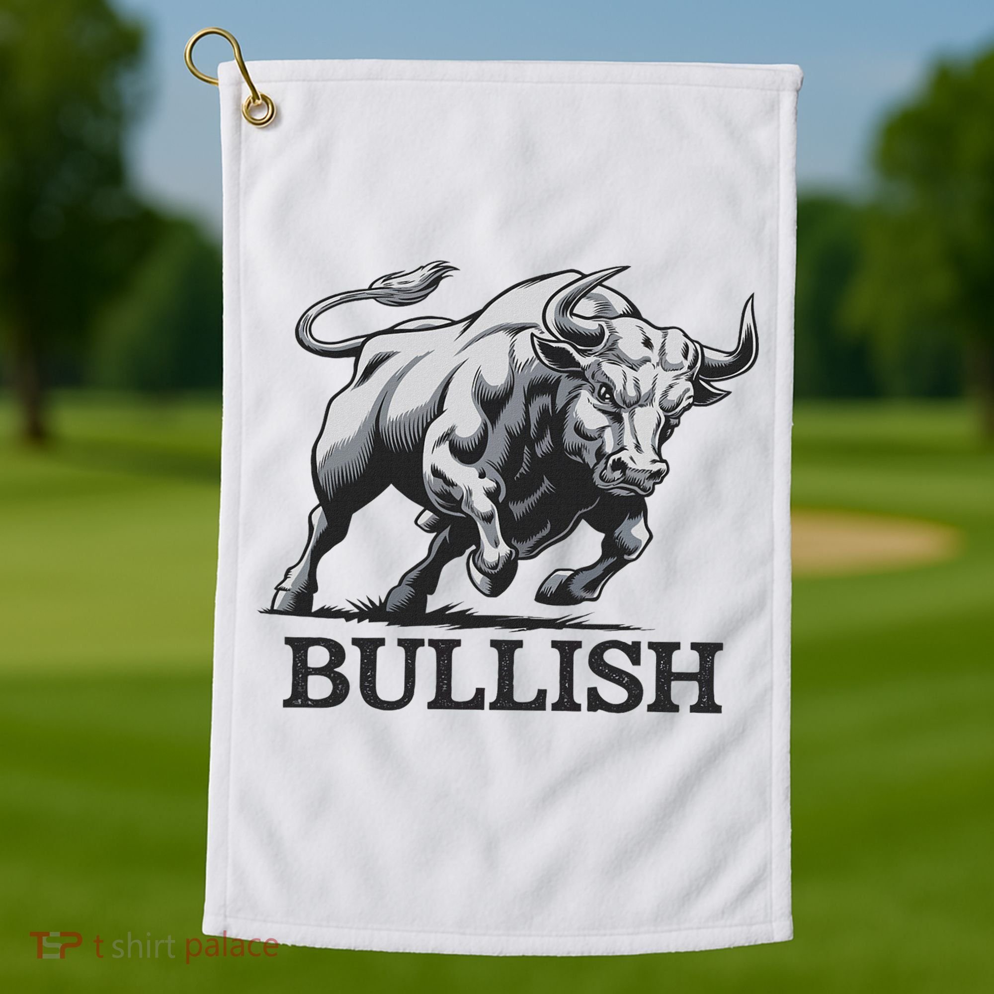Crypto Trader Cryptocurrency Investor Day Trading Bullish Golf Towel
