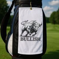 Crypto Trader Cryptocurrency Investor Day Trading Bullish Golf Towel thumb 2