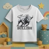 Crypto Trader Cryptocurrency Investor Day Trading Bullish Toddler T-Shirt thumb 3