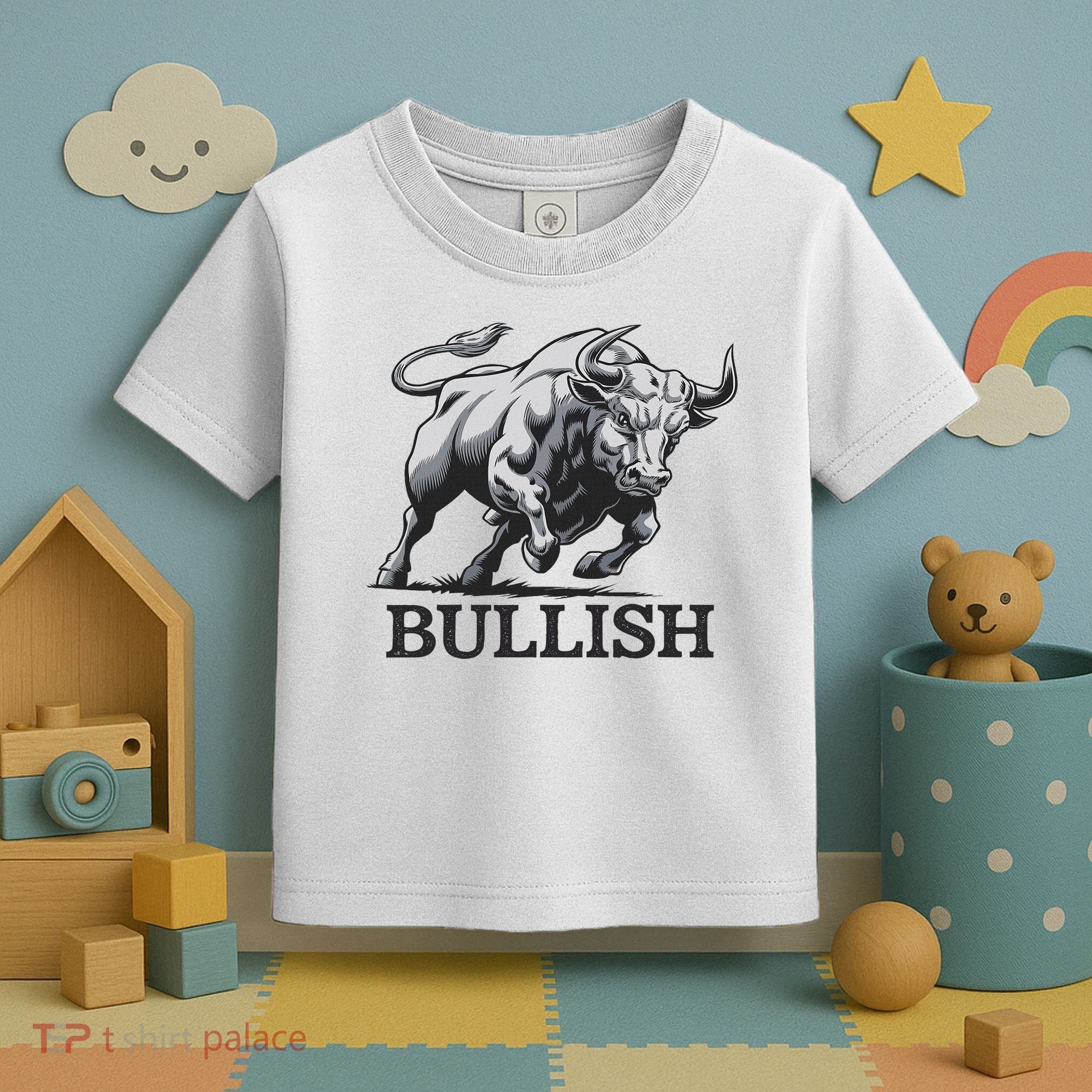 Crypto Trader Cryptocurrency Investor Day Trading Bullish Toddler T-Shirt