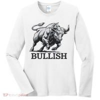 Crypto Trader Cryptocurrency Investor Day Trading Bullish Women's Long Sleeve Shirt thumb 0