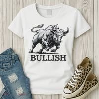Crypto Trader Cryptocurrency Investor Day Trading Bullish Women's T-Shirt thumb 3