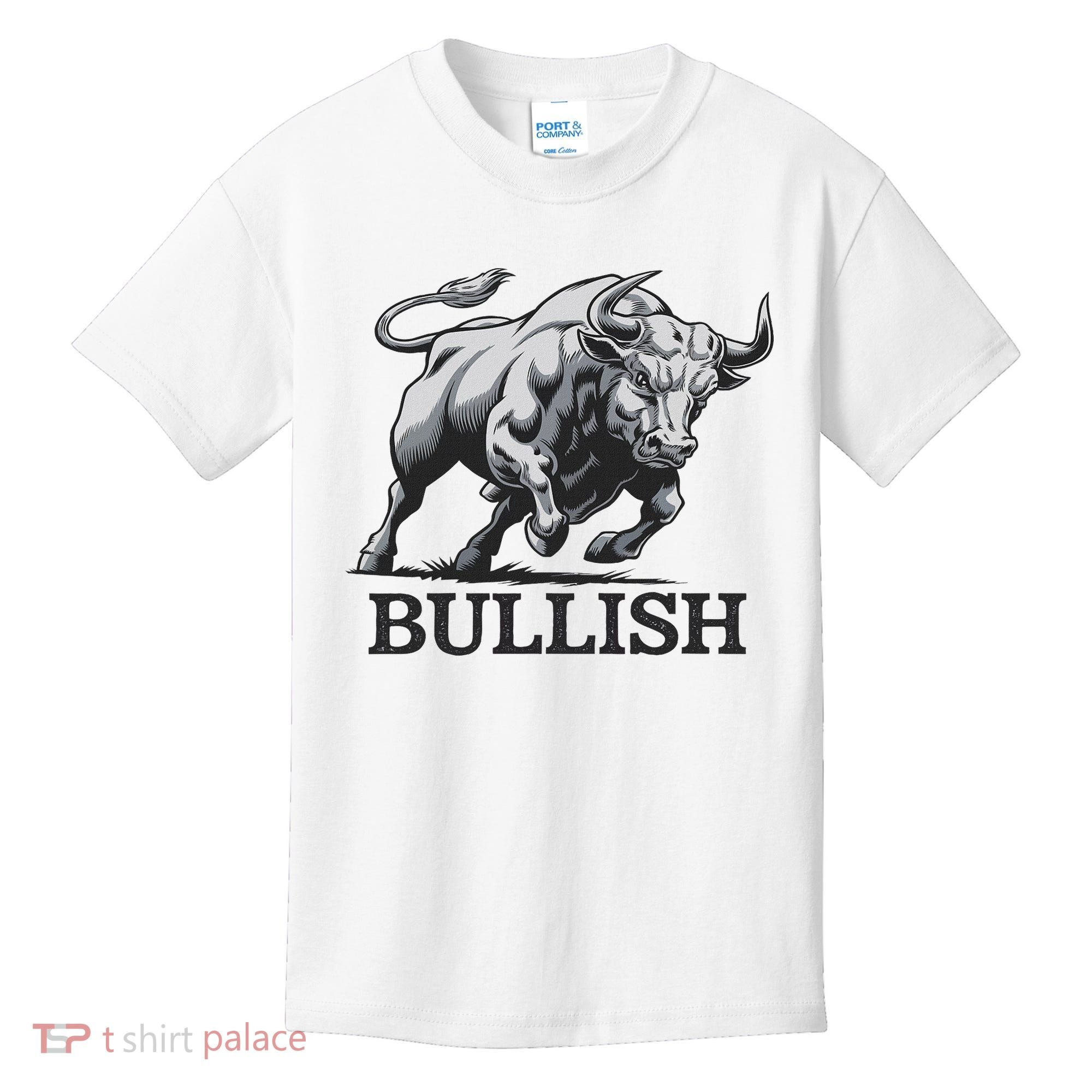 Crypto Trader Cryptocurrency Investor Day Trading Bullish Kids T-Shirt