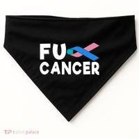 Cancer Thyroid Cancer Funny Gift USA-Made Doggie Bandana thumb 0