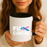 Cancer Thyroid Cancer Funny Gift Coffee Mug thumb 3