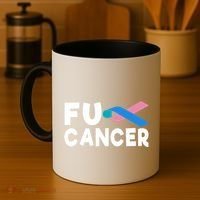 Cancer Thyroid Cancer Funny Gift Coffee Mug thumb 4