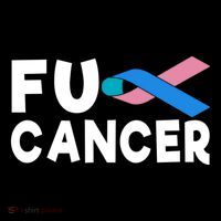 Cancer Thyroid Cancer Funny Gift Ornament thumb 1
