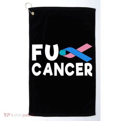Cancer Thyroid Cancer Funny Gift Golf Towel
